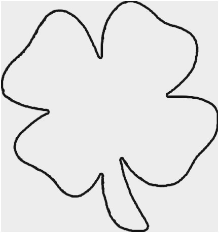432x460 Four Leaf Clover Coloring