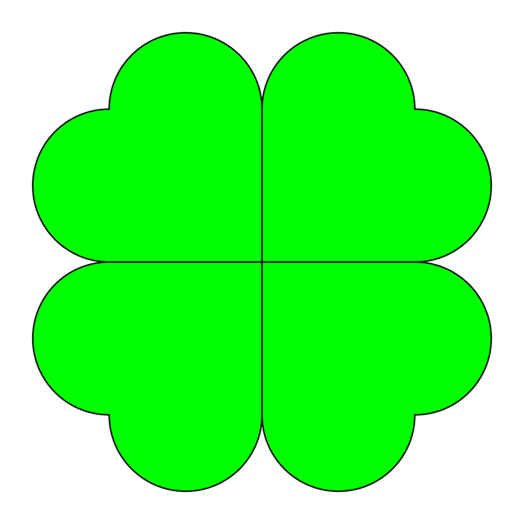 750x750 Shamrock Four Leaf Clover Drawing Luck Cc0