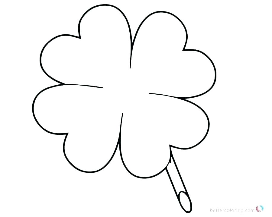 900x720 Clover Leaf Coloring