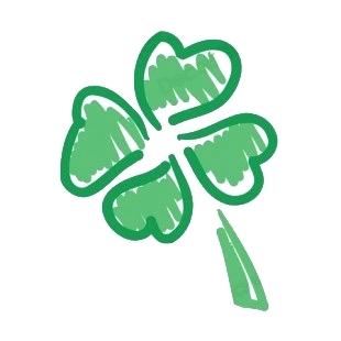 310x310 Four Leaf Clover Drawing Four Leaf Clover Drawing Listed In Saint
