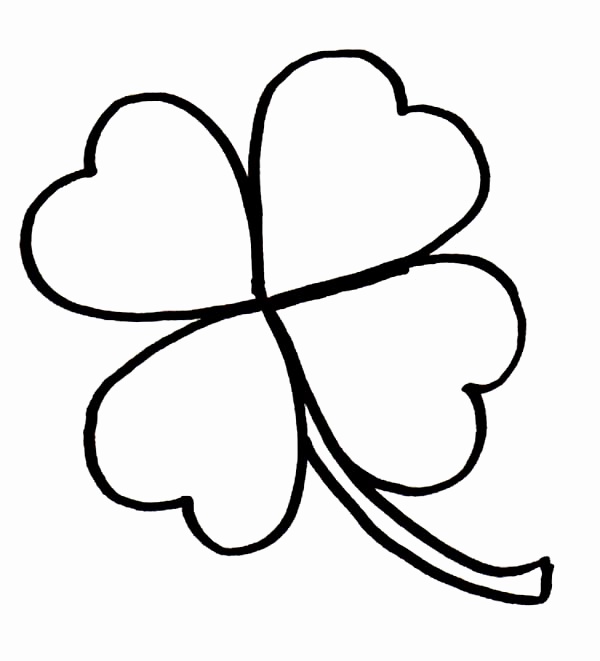 600x661 Shamrock Drawing Free Download