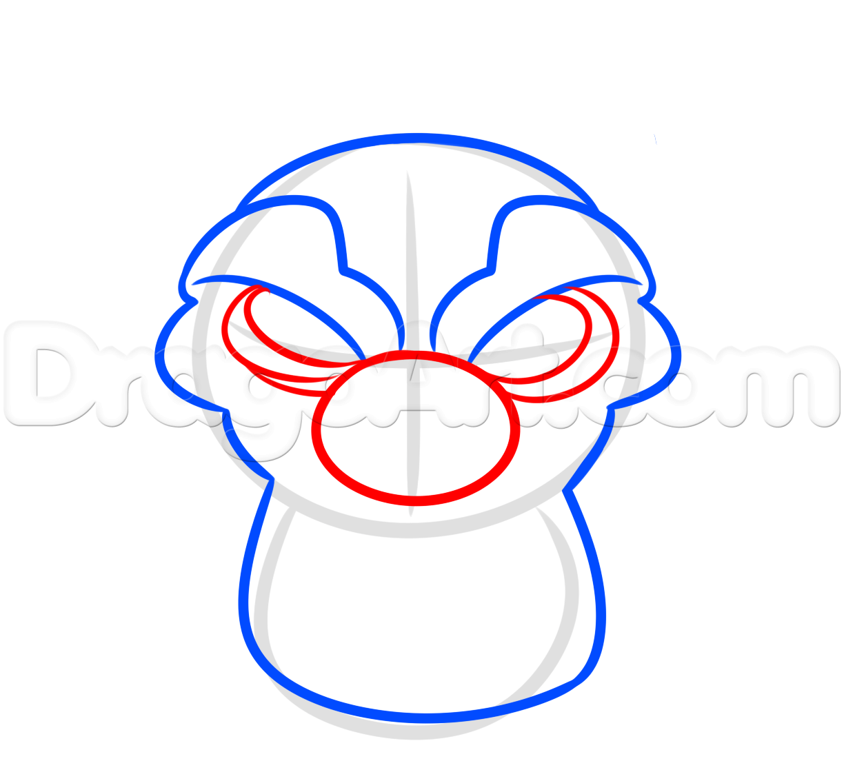 1224x1133 Drawing A Halloween Clown, Step