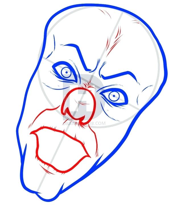 601x720 How To Draw It The Clown Step