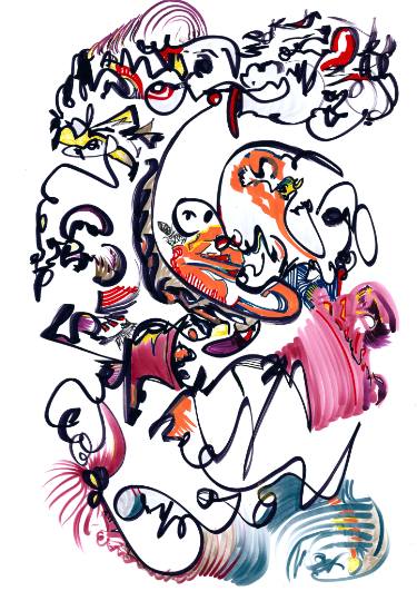 375x531 Circus Clown Drawing