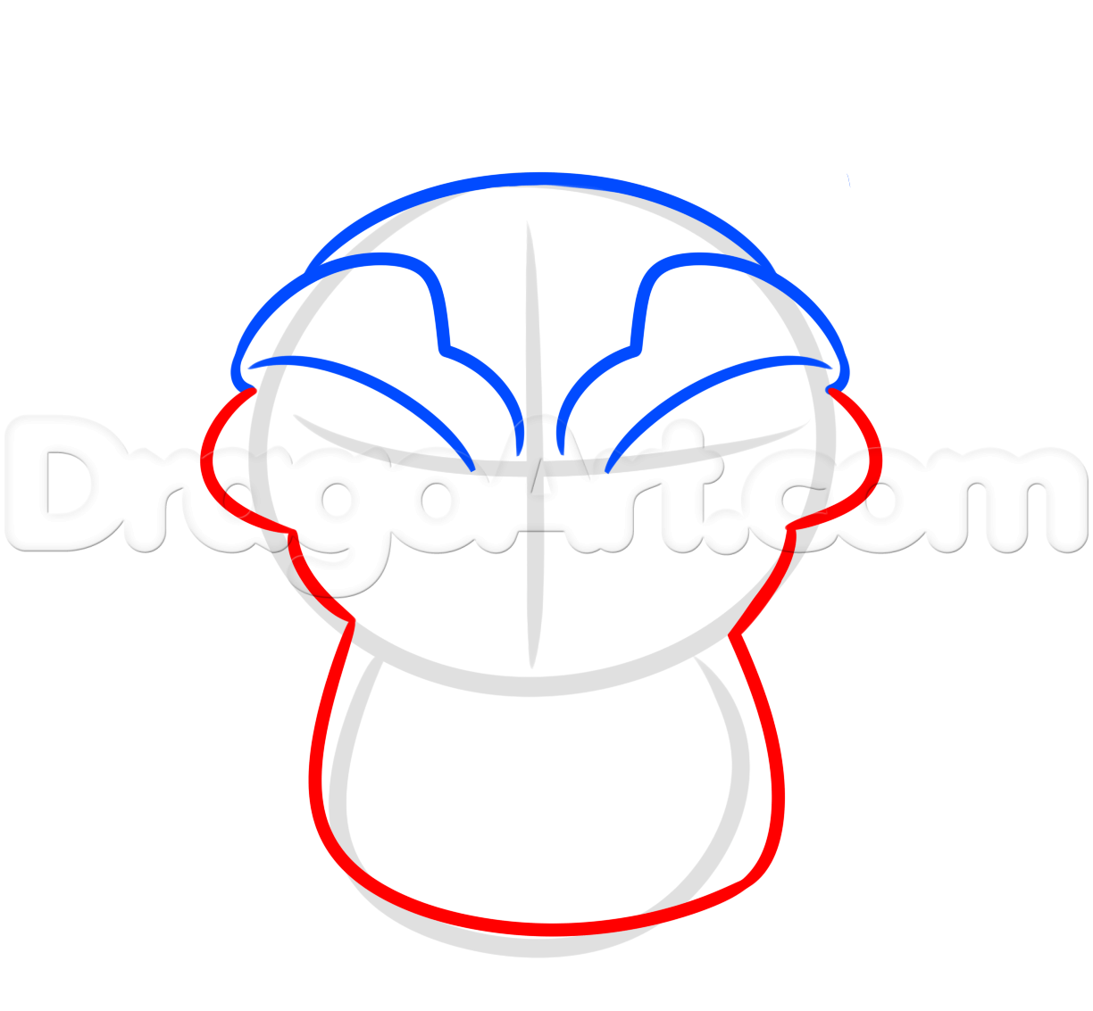 1224x1133 Drawing A Halloween Clown, Step