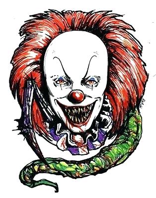 314x400 Pennywise The Clown Drawing