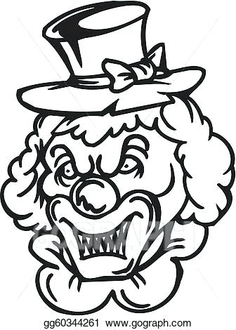 336x470 Evil Clown Drawings Evil Clown Drawings In Pencil
