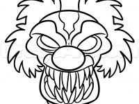 200x150 Step Drawing A Halloween Clown Cool Clown Face Drawing Karen