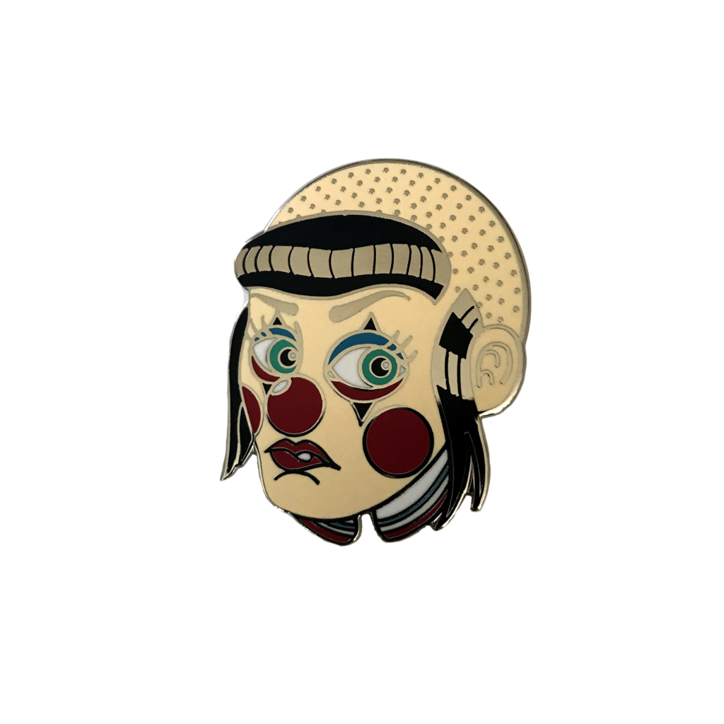 1024x1024 Chelsea Clown Byrd Hard Enamel Pin Wild Tiger Pins