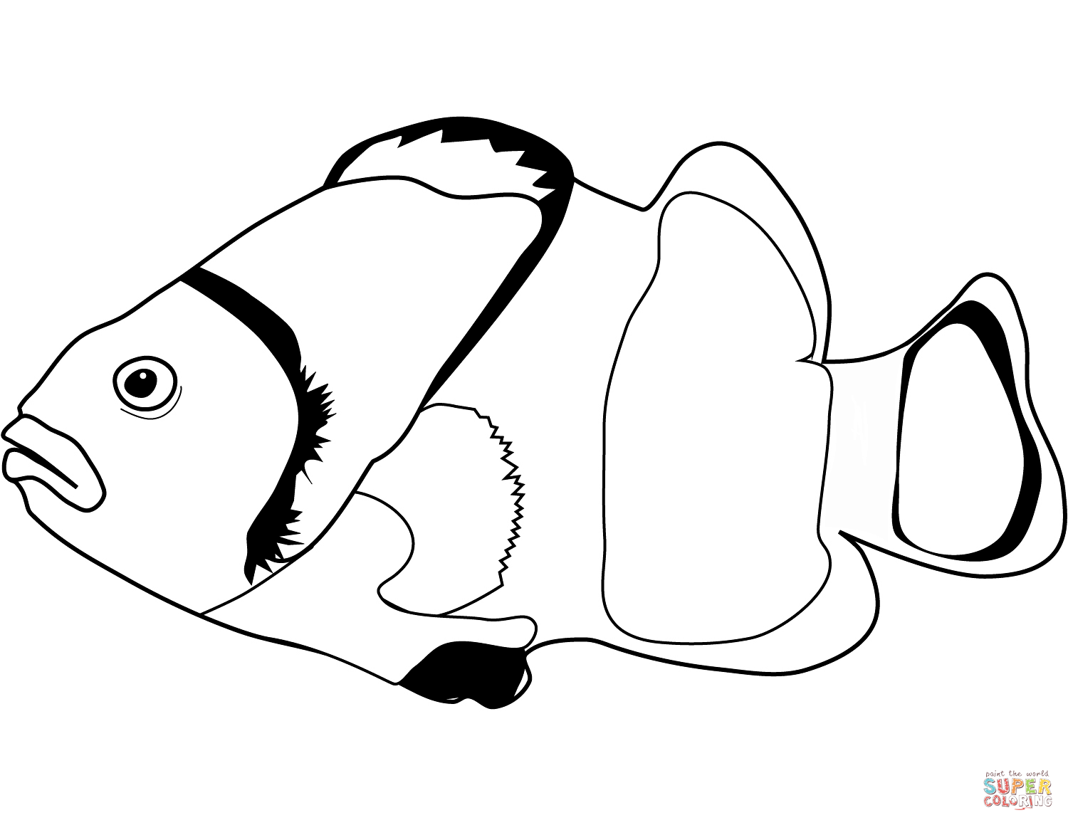 1500x1159 Clown Fish Coloring Pages Collection Of Free Clownfish Drawing
