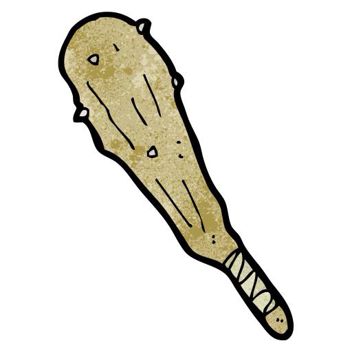 512x512 Pixwords English Image Answer Hint Help For Club, Drawing, Weapon