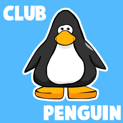 400x400 How To Draw Normal Penguin From Club Penguin With Easy Step