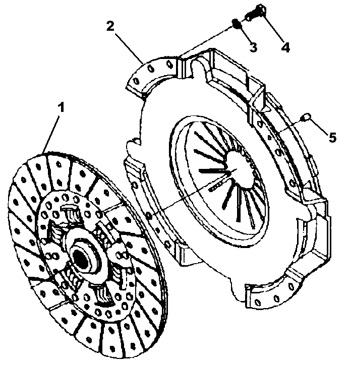694x724 clutch plate assembly for ram truck transvehco