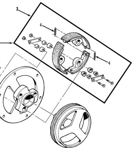 433x480 clutch shoe kit