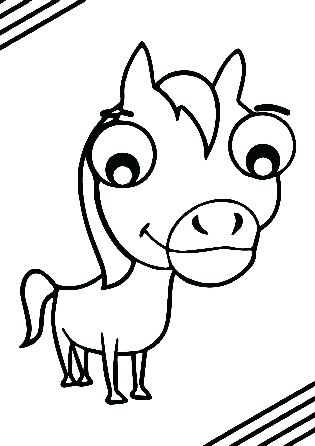 1240x1754 Clydesdale Coloring Pages