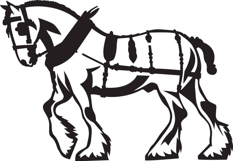 794x548 Clydesdale Horse Etsy