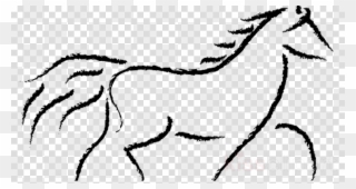 320x170 mustang equestrian drawing jumping horse show