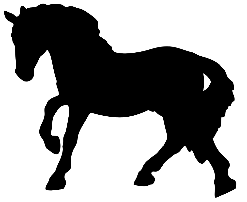 1004x821 Stallion Drawing Black Huge Freebie! Download For Powerpoint