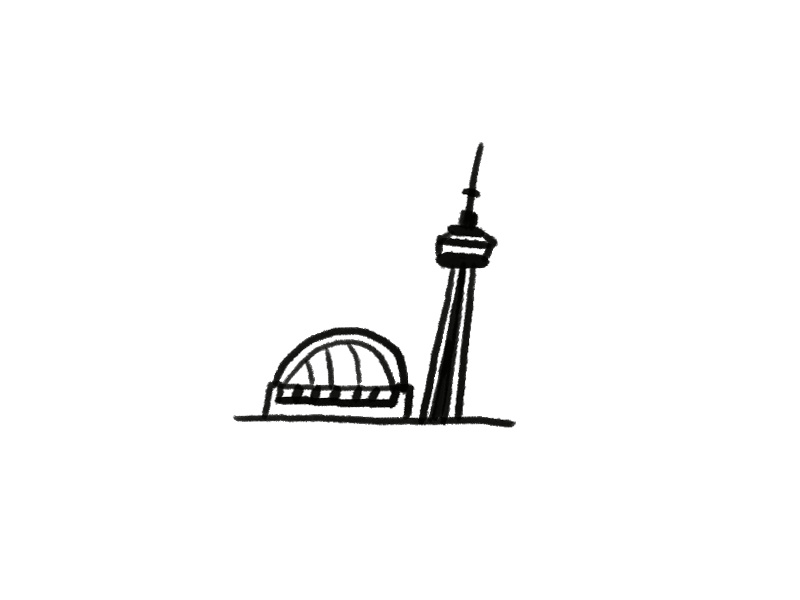 800x600 Debut Cn Tower Drawing Black