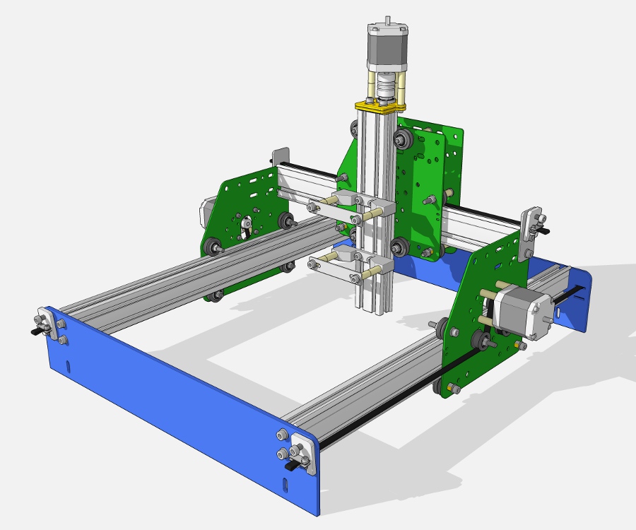 Cnc Milling Machine Drawing | Free download on ClipArtMag