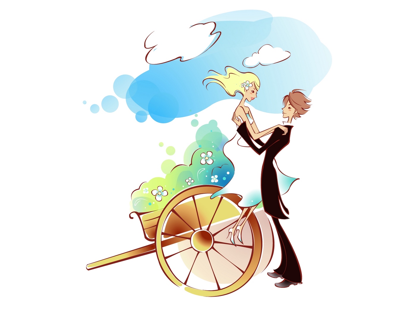 1400x1050 Download Wallpaper Couple, Art, Drawing, Love, Coach