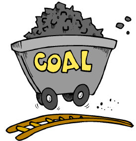 274x285 An Open Coal Mine Clipart