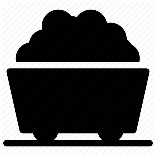 512x512 Mining Image Black And White Download Coal Energy Huge Freebie