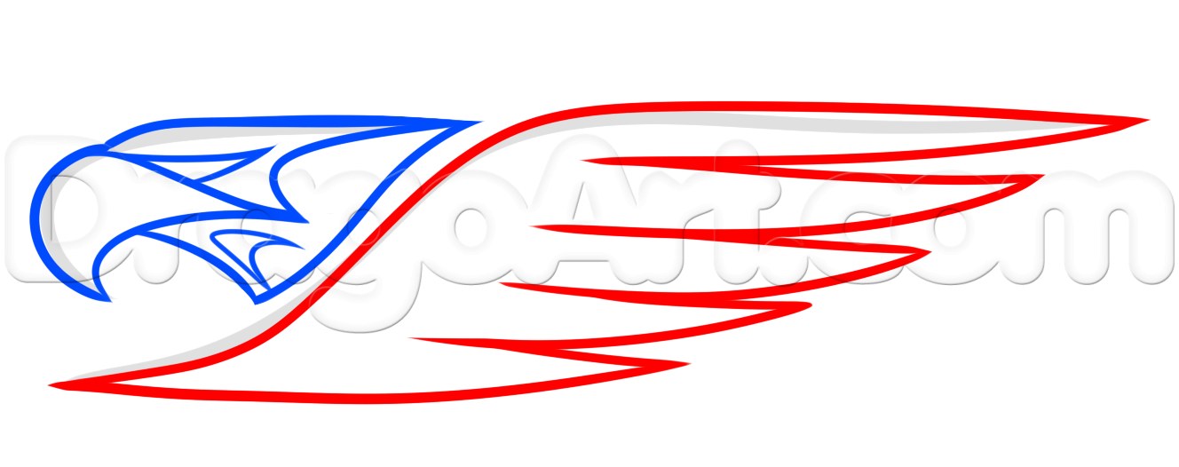 1328x526 Draw The West Coast Eagles, Step