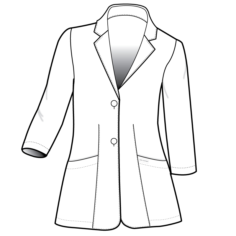 800x800 coat drawing lab coat for free download