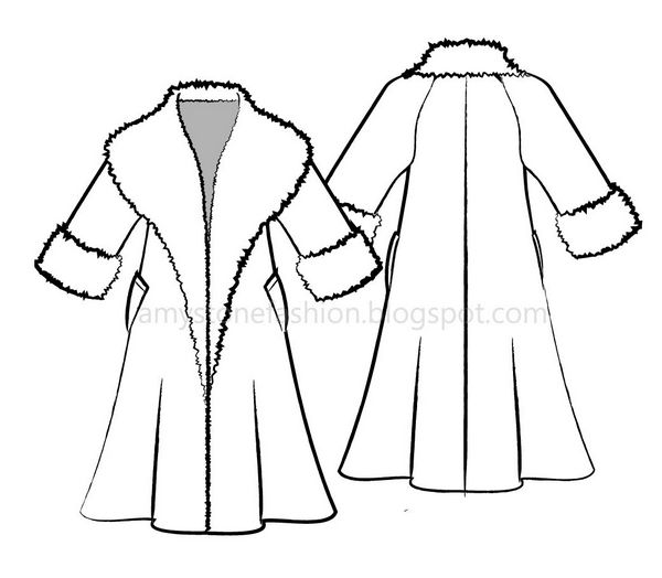 600x524 Amy Stone Fashion Flat Sketches Technical Fashion Drawing Of Tent