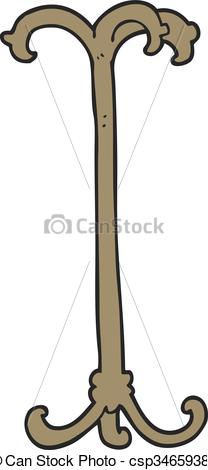 208x470 Freehand Drawn Cartoon Coat Stand