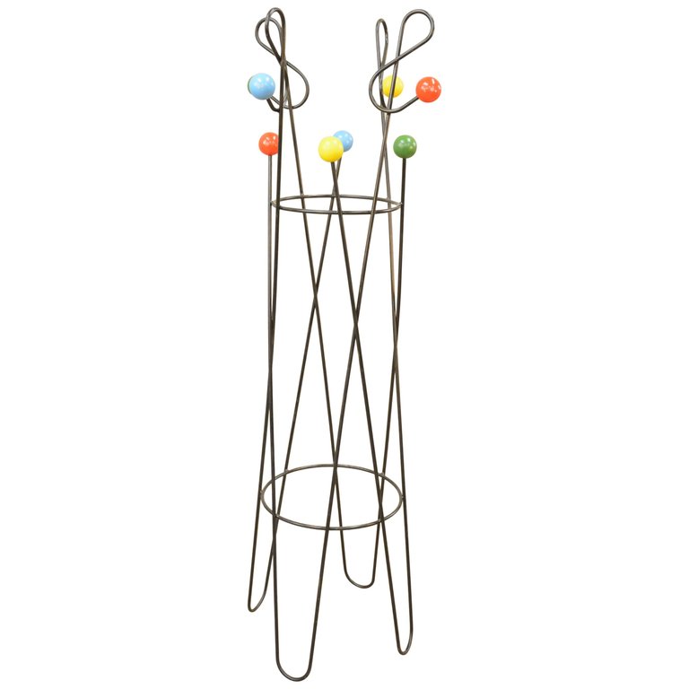 768x768 roger ferraud 'cle de sol' coat rack circa