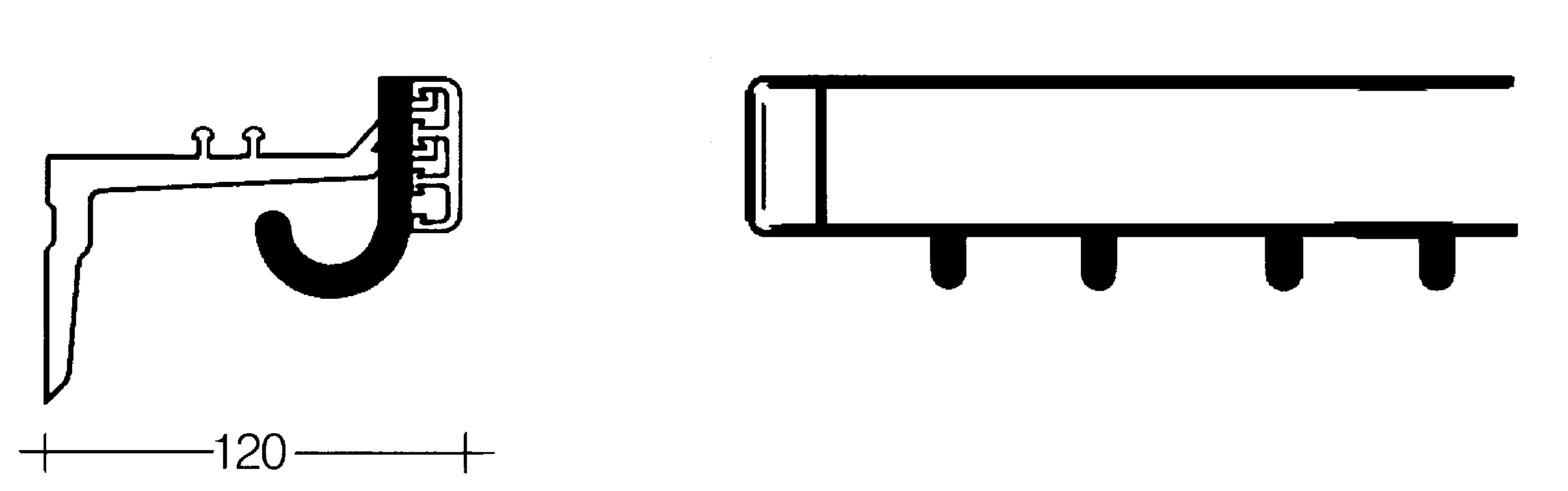 2411x756 Dlm Coat Rack Strip