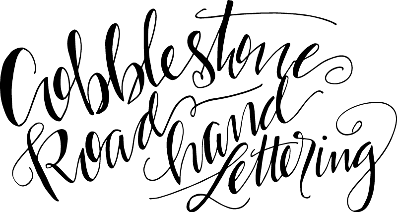 800x427 Cobblestone Road Hand Lettering