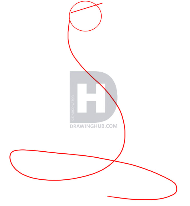 664x720 How To Draw A Snake, King Cobra, Step