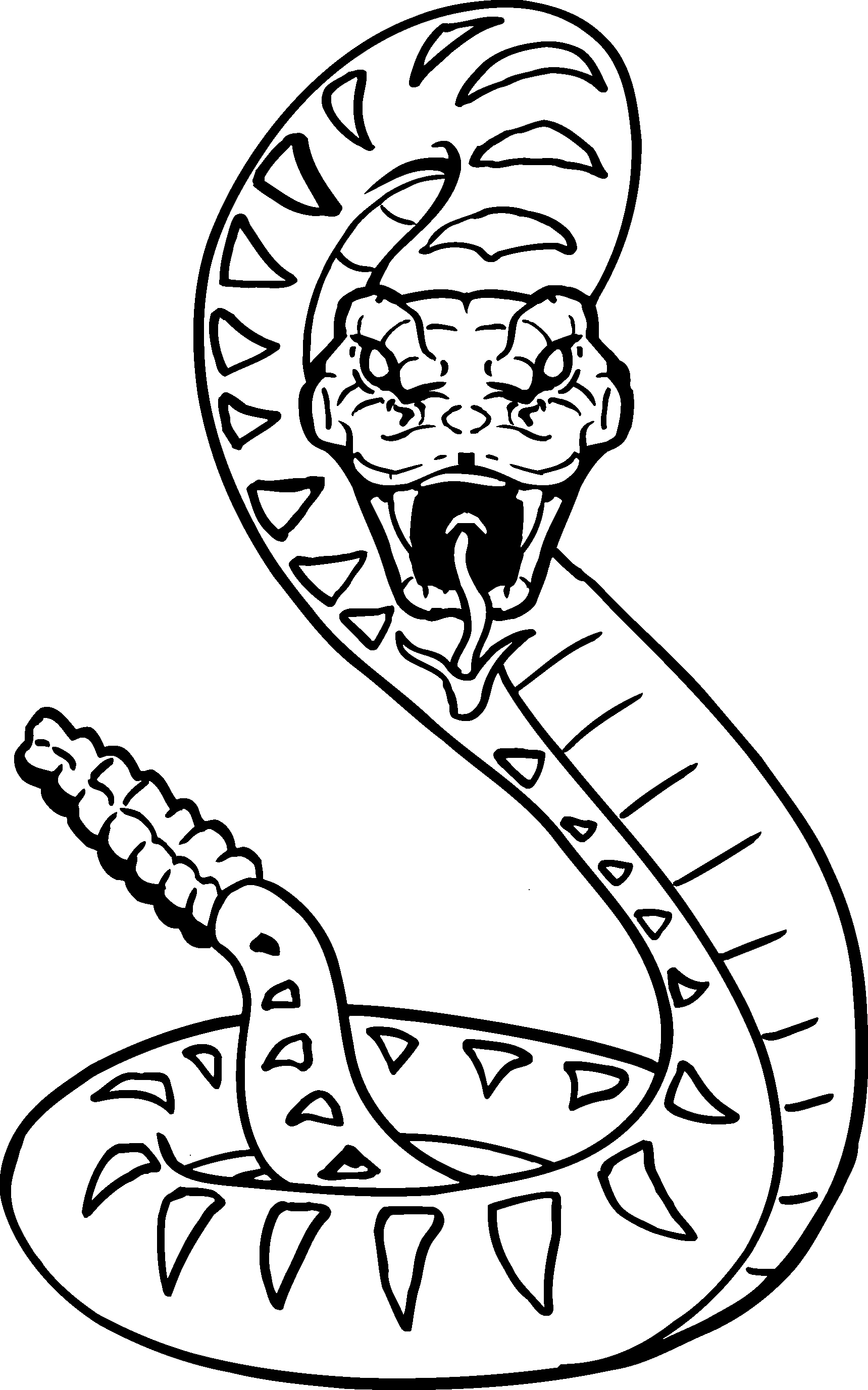Cobra Snake Head Drawing