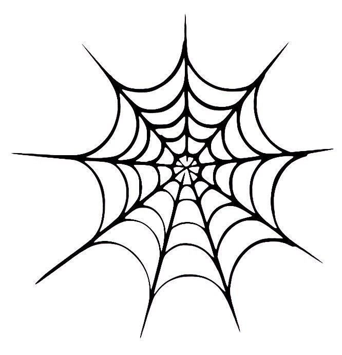 666x691 cobweb drawing silhouette for free download
