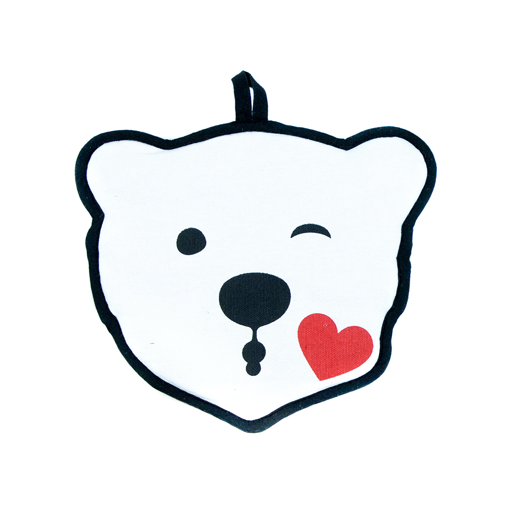 1000x1000 Coca Cola Polar Bear Emoji Pot Holder Coke Store