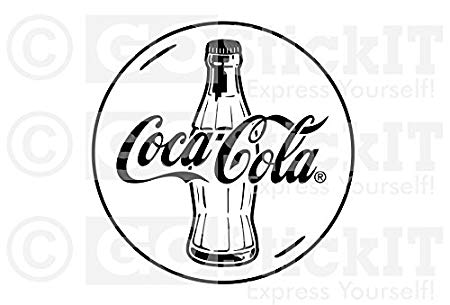 450x305 Gostickit Coke Coca Cola Logo Vinyl Wall Decal