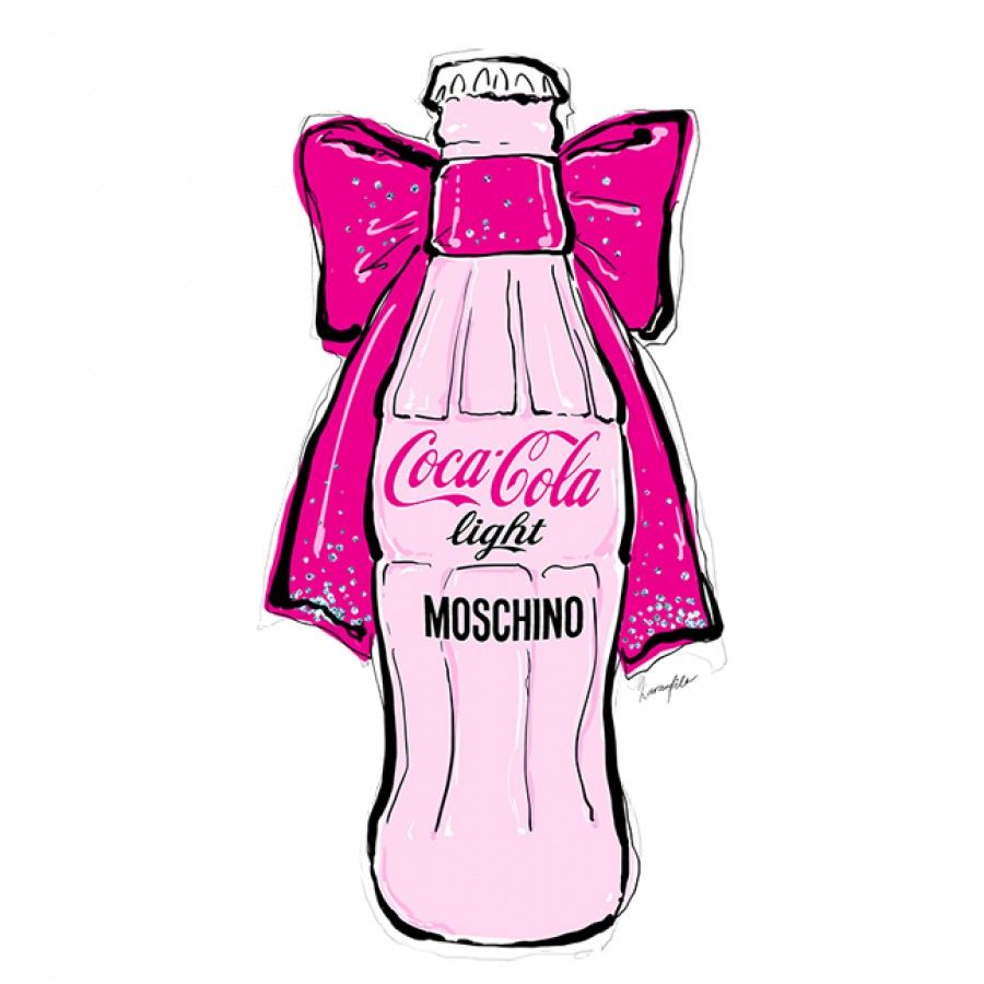 900x900 Moschino Coke Print