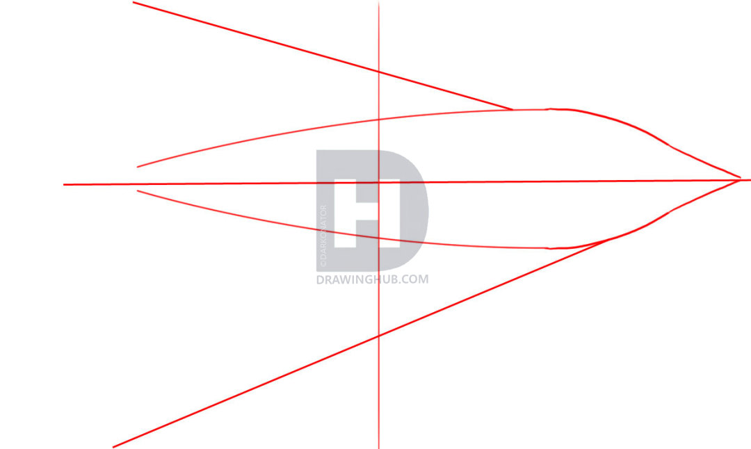 1080x646 How To Draw A Stealth Bomber, Step