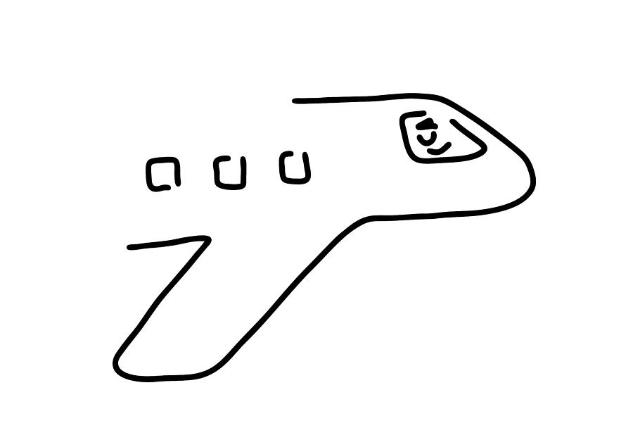 900x635 Pilot Airman Cockpit Drawing