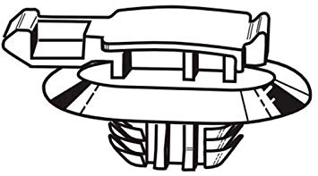 355x197 clip attachment for wiring compartment cockpit citroen in kit