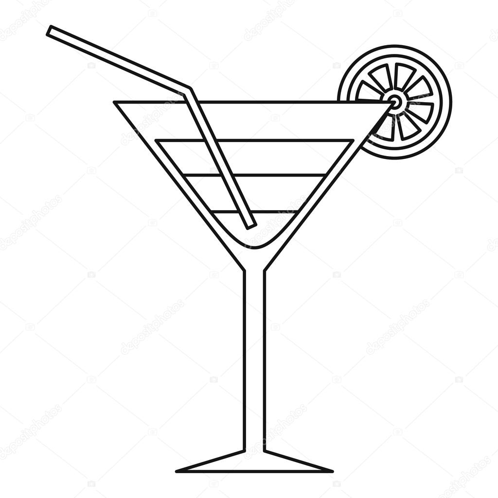 1024x1024 Drinks Drawing Beach Cocktail For Free Download
