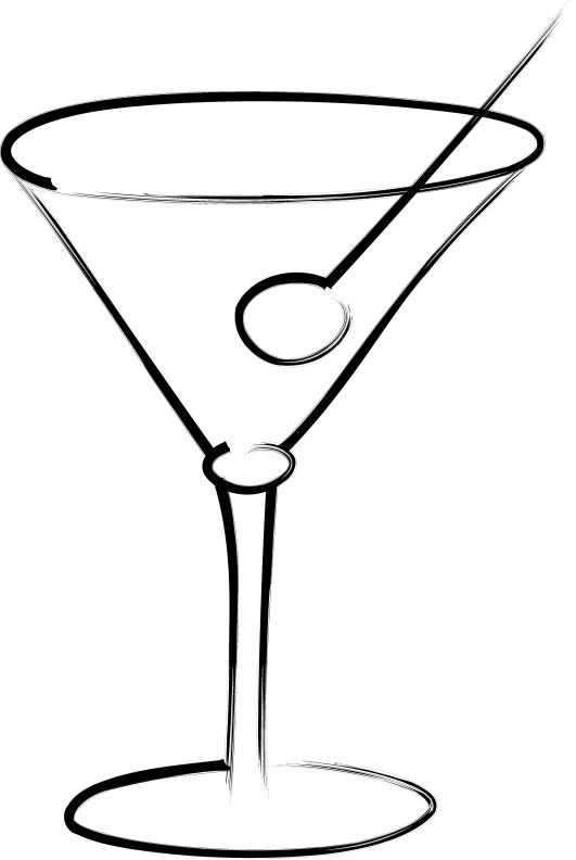531x792 Martini Glass Drawing
