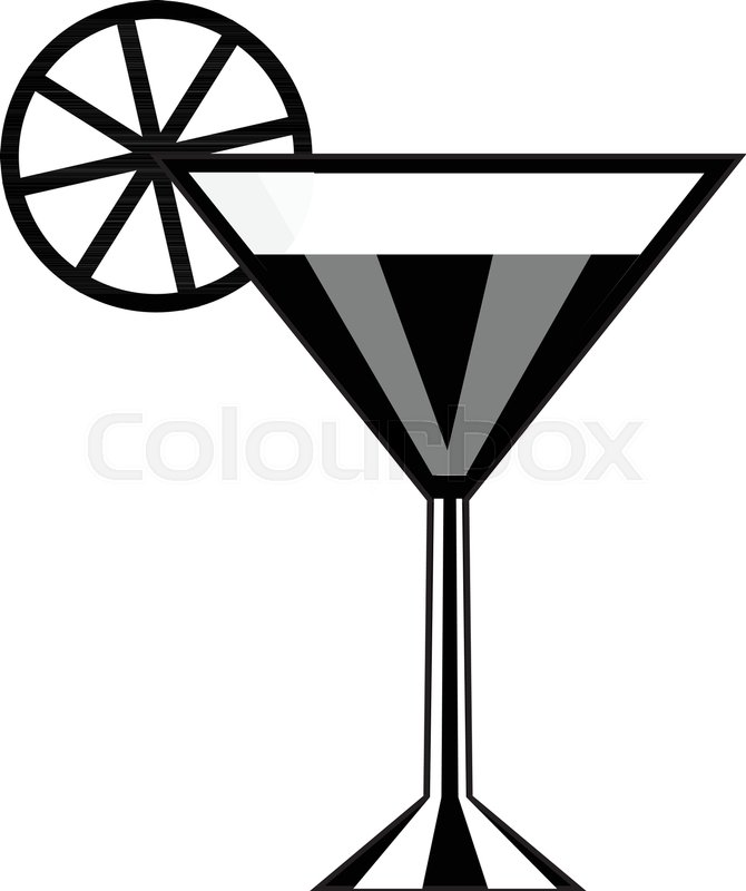 670x800 Vector Black Silhouette Illustration Stock Vector Colourbox