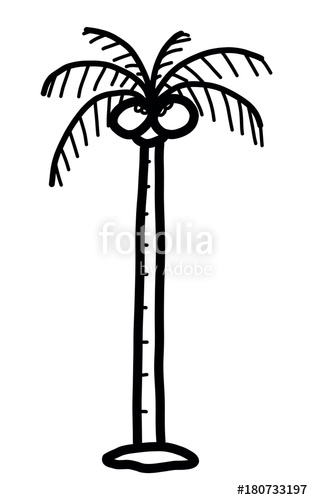 Coconut Tree Drawing | Free download on ClipArtMag
