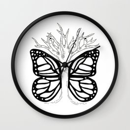 264x264 Cocoon Drawing Wall Clocks