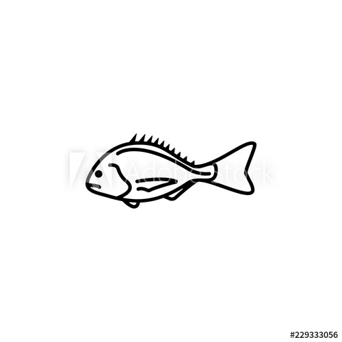 500x500 Seafood, Cod Icon Detailed Set Of Sea Foods Illustrations