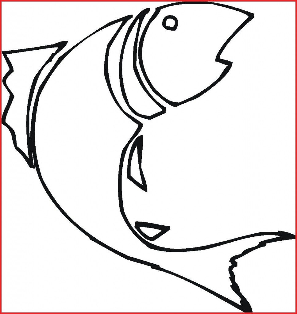 968x1024 Simple Fish Drawing How To Draw A Coloring